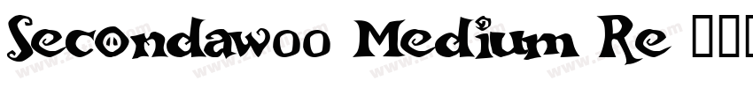 Secondaw00 Medium Re字体转换